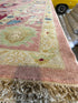 Lexi Howard 10x13.6 Pink Hand-Knotted Oushak