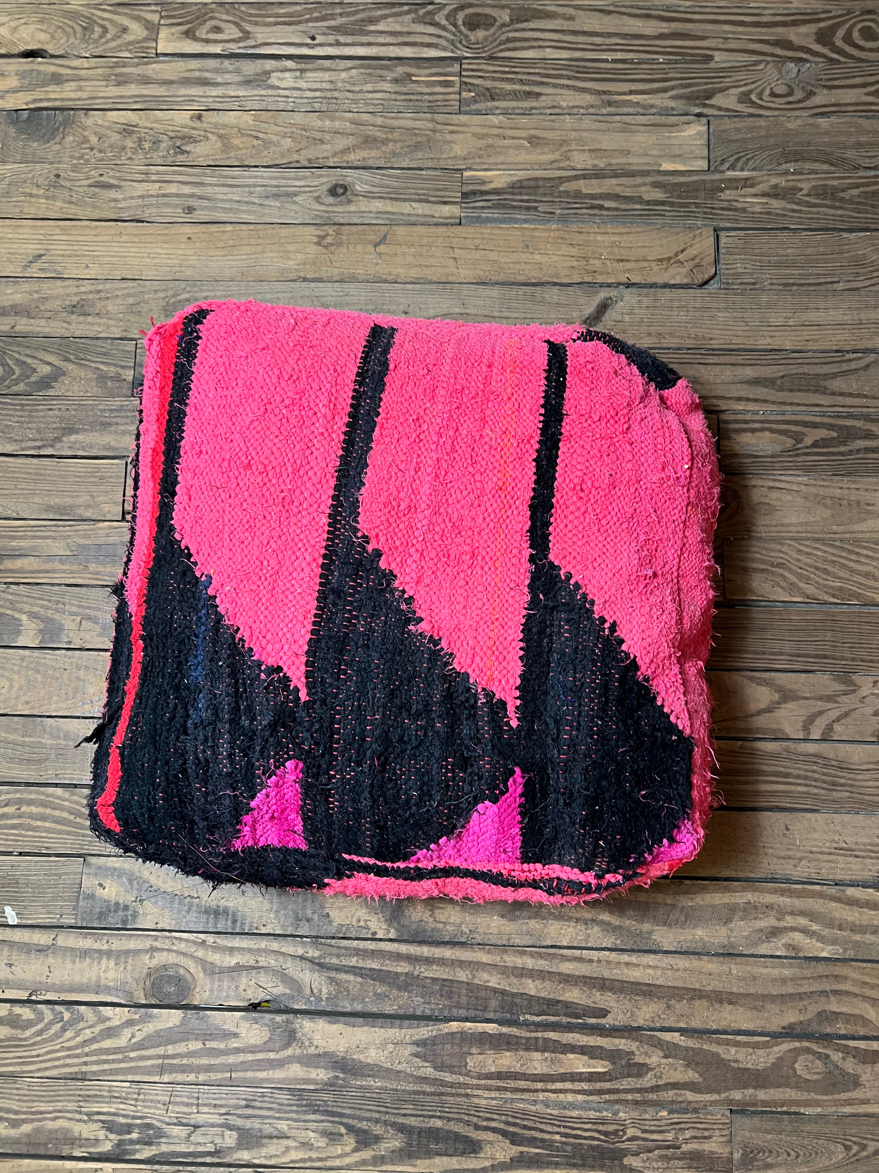 Moroccan Floor Cushion Pink 3