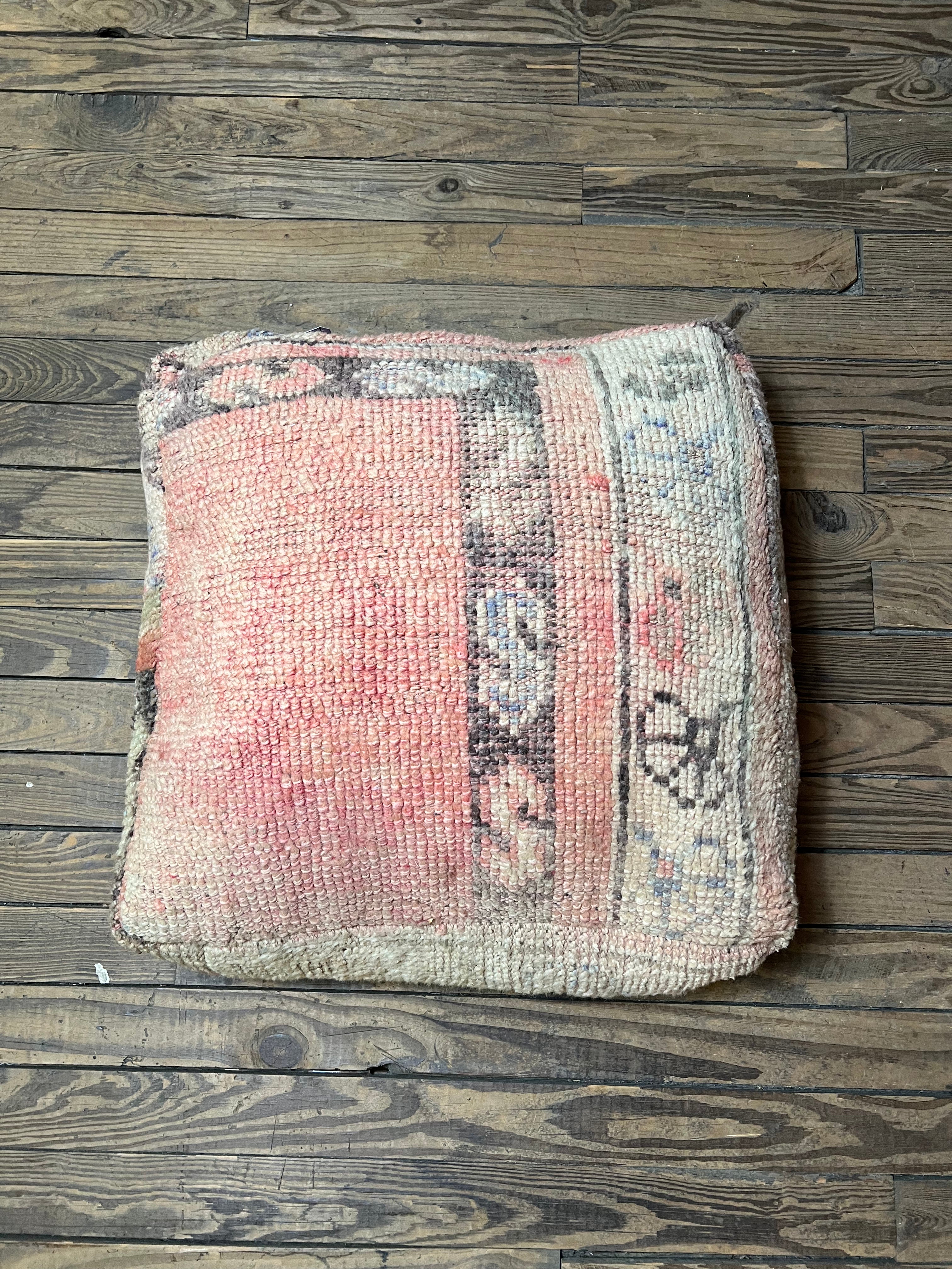Moroccan Floor Cushion Pink 7