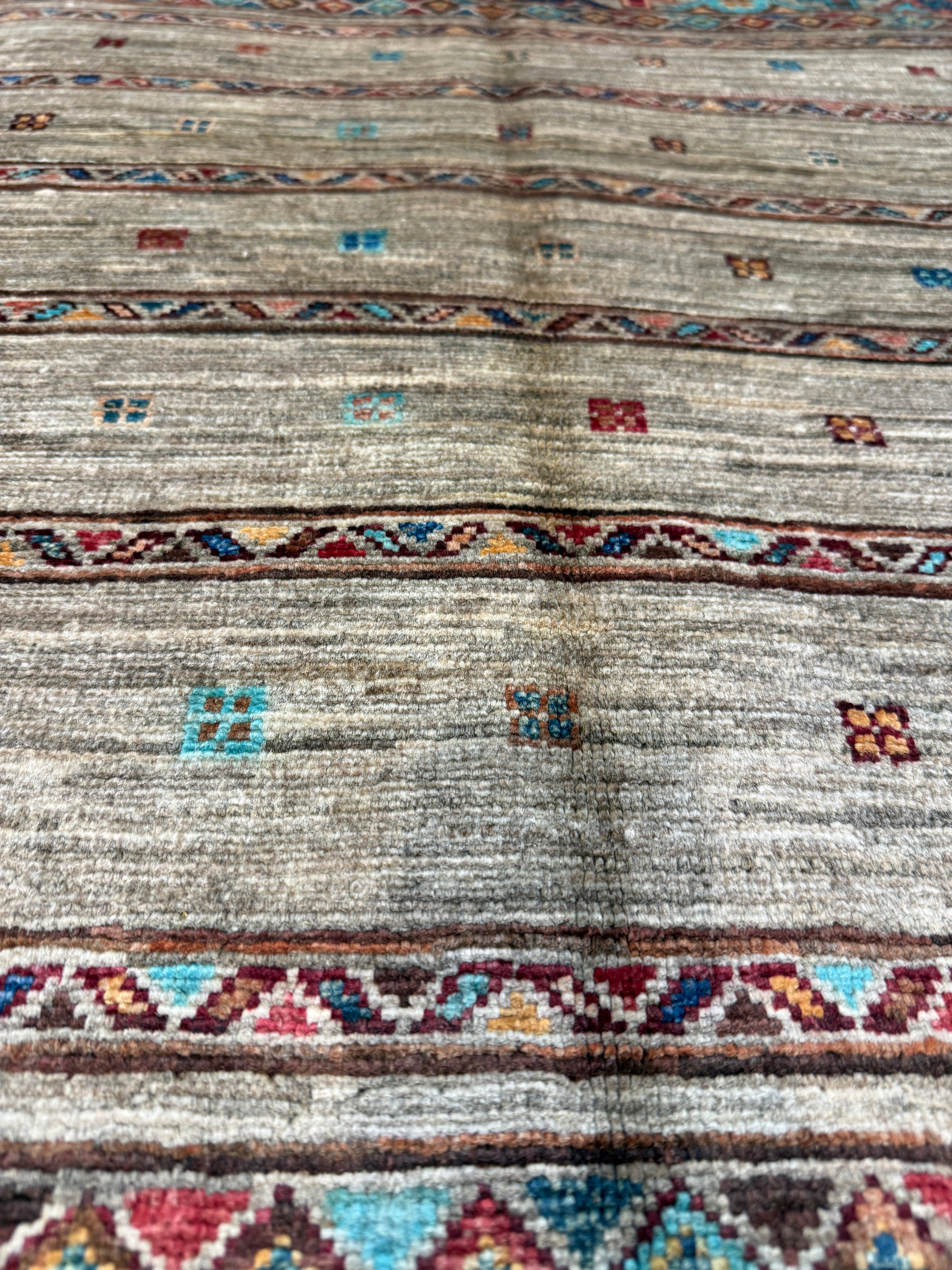 Ellie Rose 2.9x8.7 Colorful Afghani Khorjin Runner