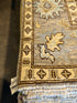 Tulip Weinstock 7.4x10.7 Grey and Blue Hand-Knotted Oushak