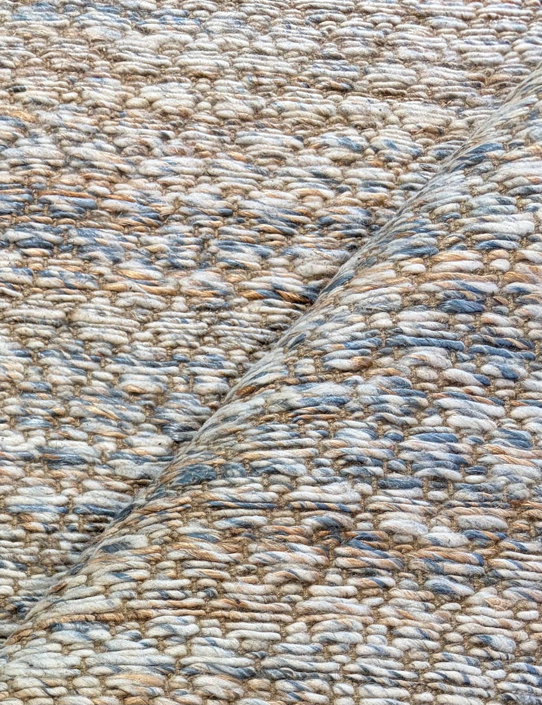 Herb Handwoven Jute Durrie Natural Brown (Multiple Sizes)