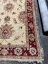 Helen Wang 2.9x4.2 Cream and Red Afghani Ziegler Rug
