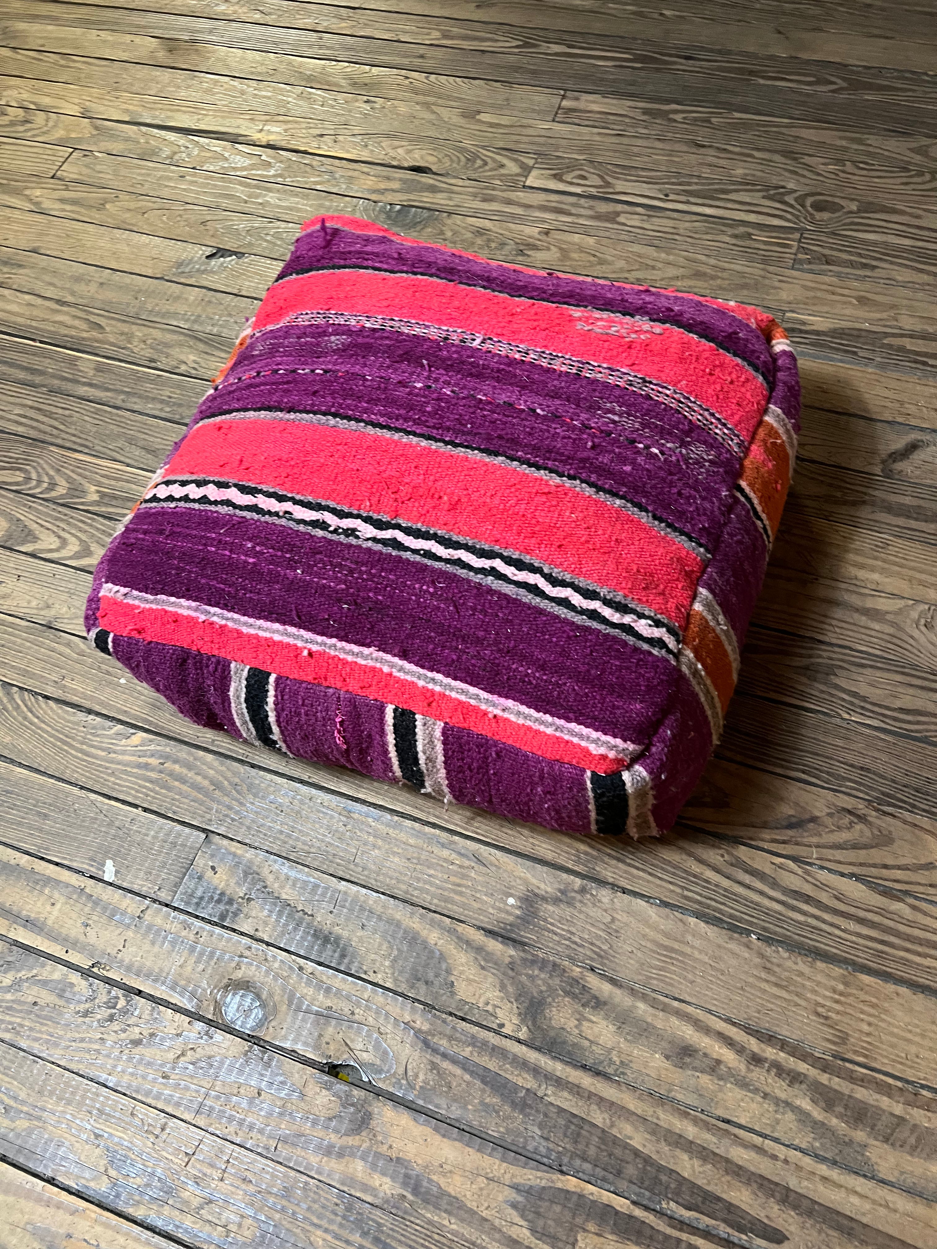 Moroccan Floor Cushion Multi Colored 3