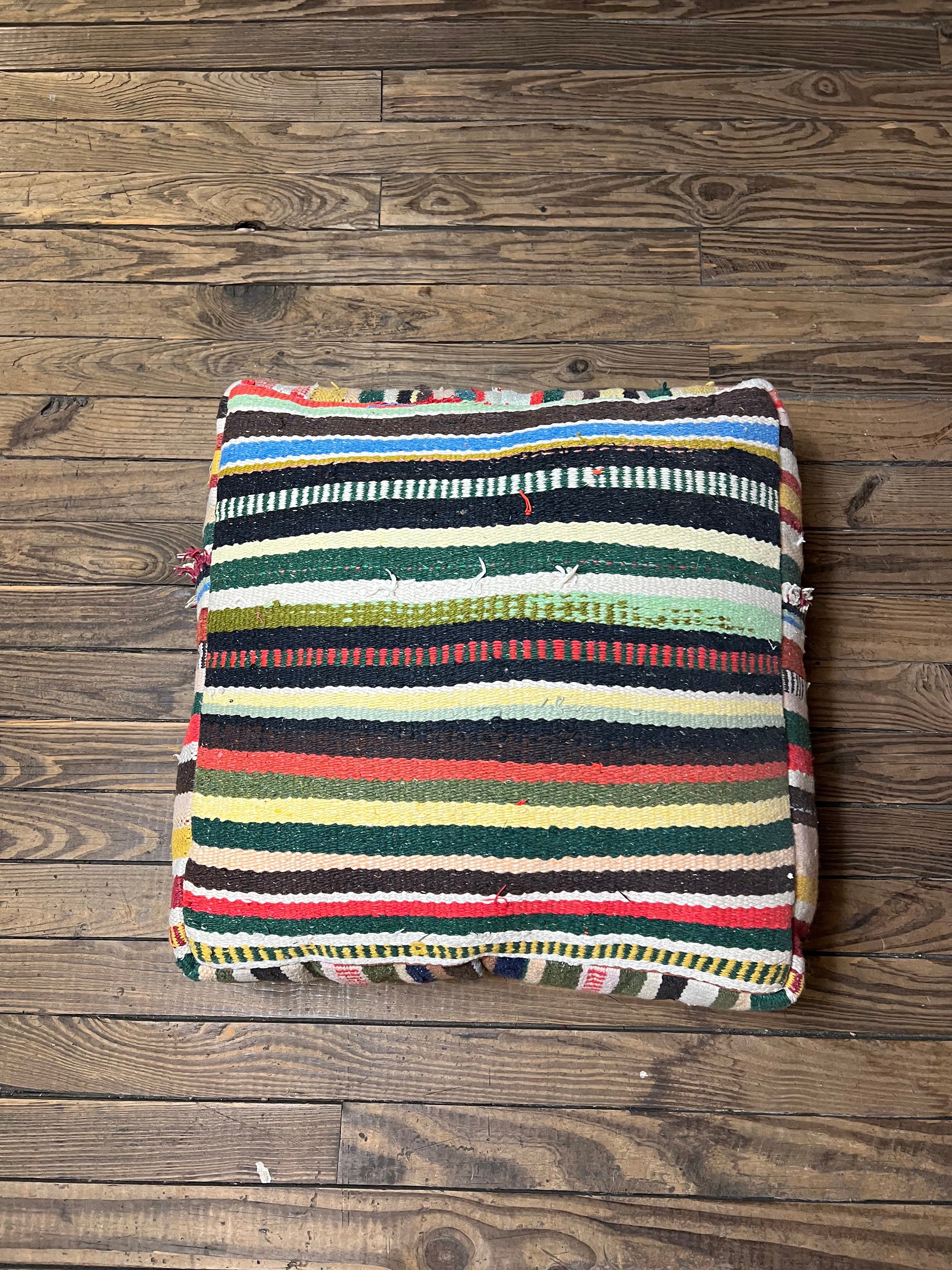 Moroccan Floor Cushion Multi Colored 4