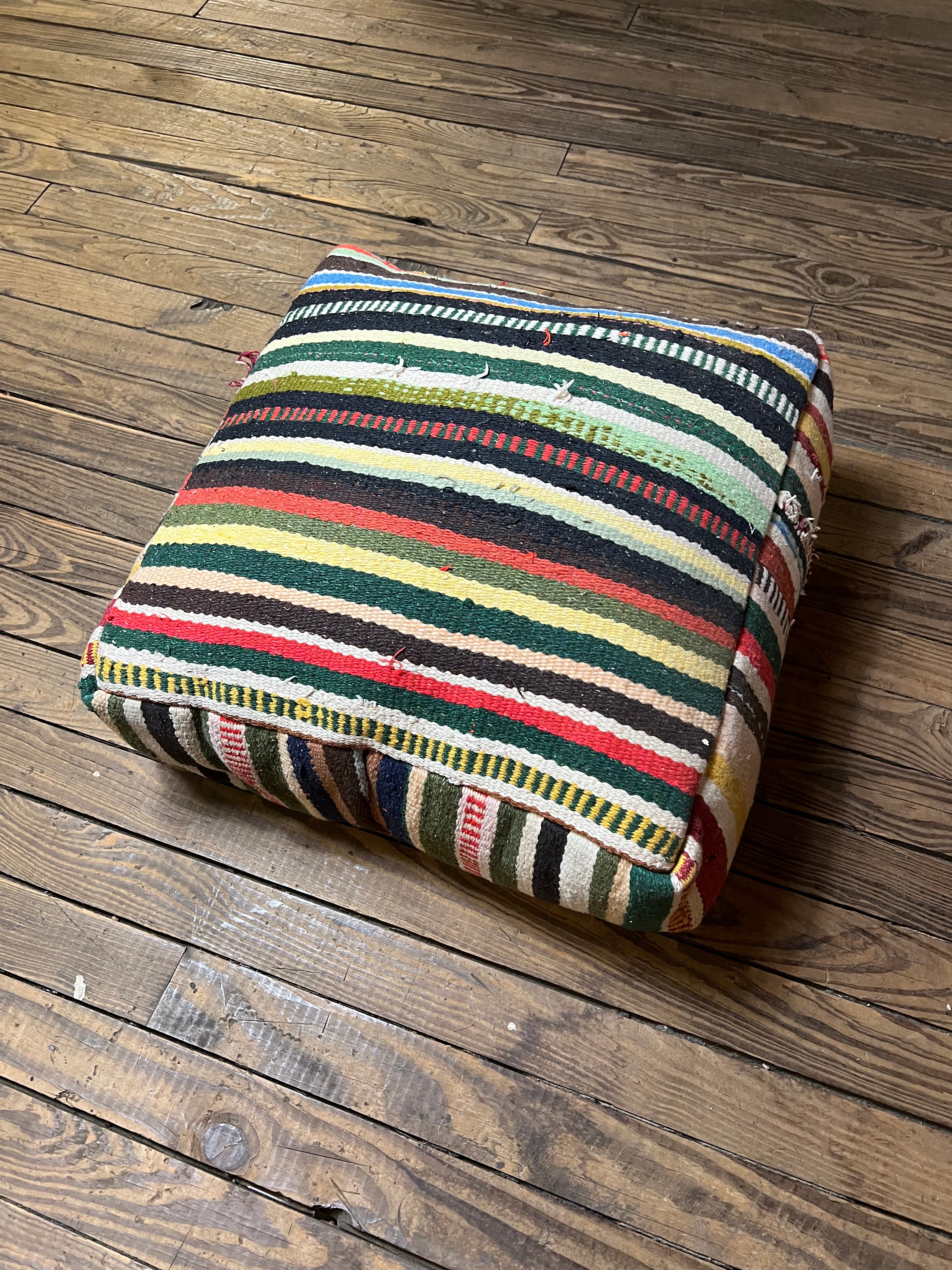 Moroccan Floor Cushion Multi Colored 4