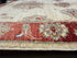 Katherine Kelly 2.8x4.1 Cream and Red Afghani Ziegler Rug