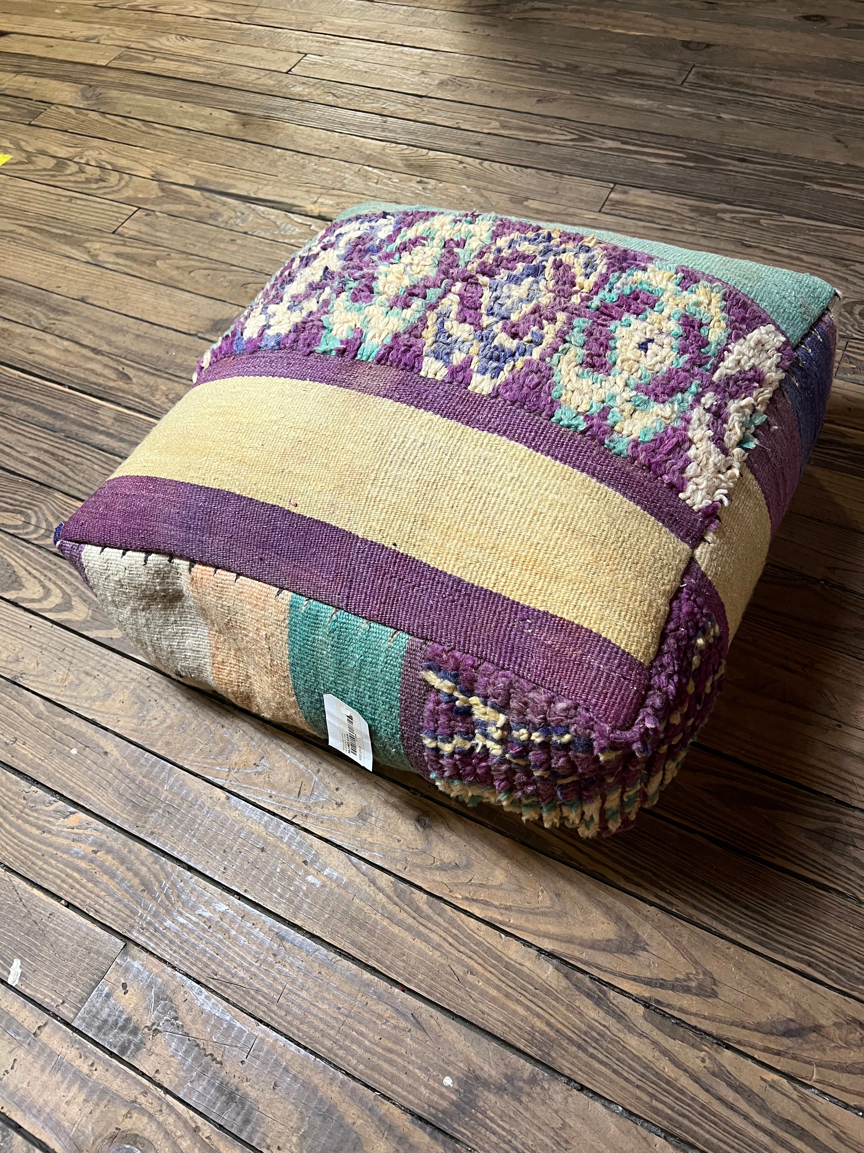Moroccan Floor Cushion Multi Colored 5