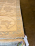 Gianna Wilson 8.2x9.8 Ivory and Blue Whitewashed Hand-Knotted Oushak