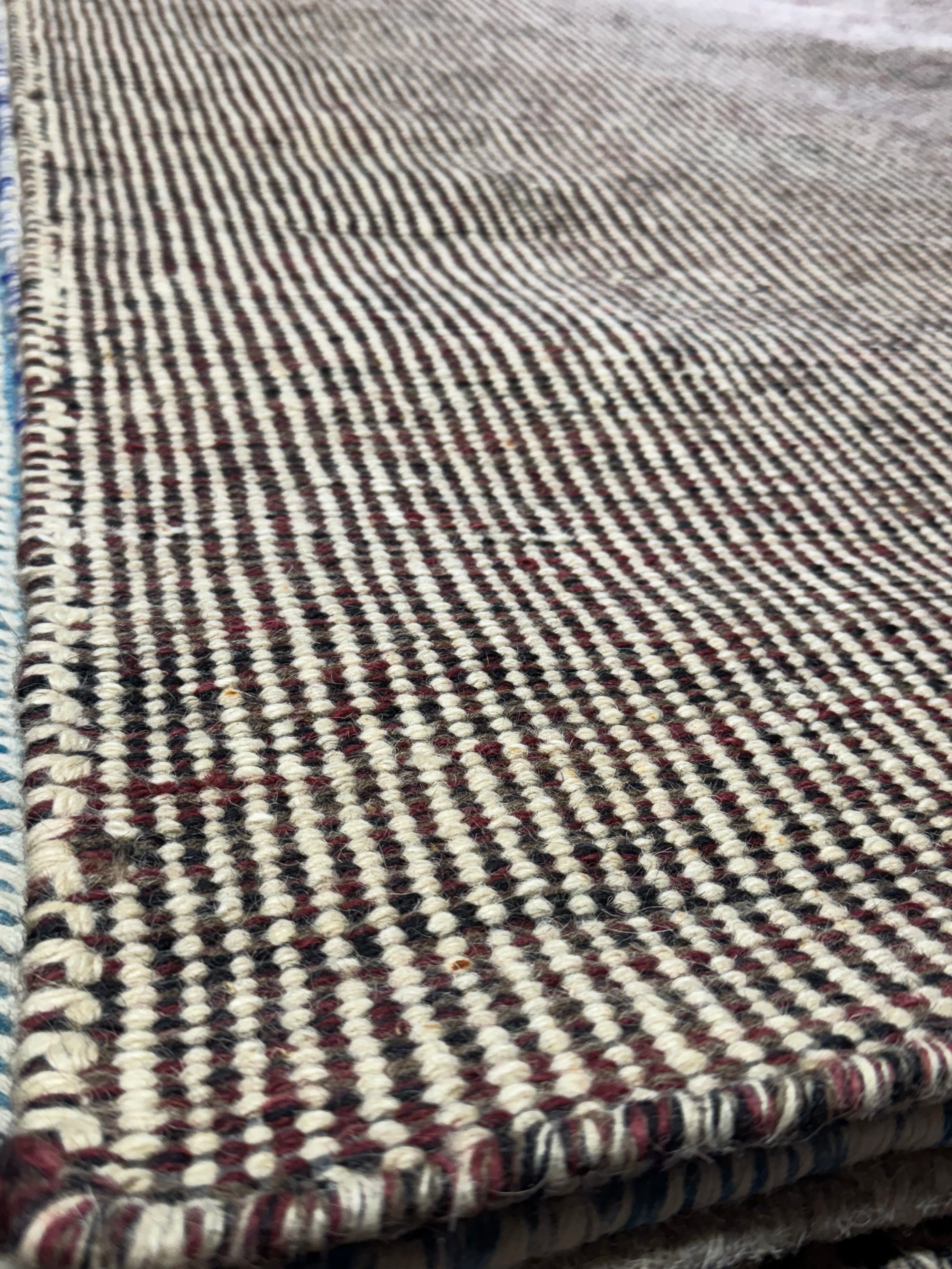 Jarvis 5.3x7.6 Brown Handwoven Durrie Rug