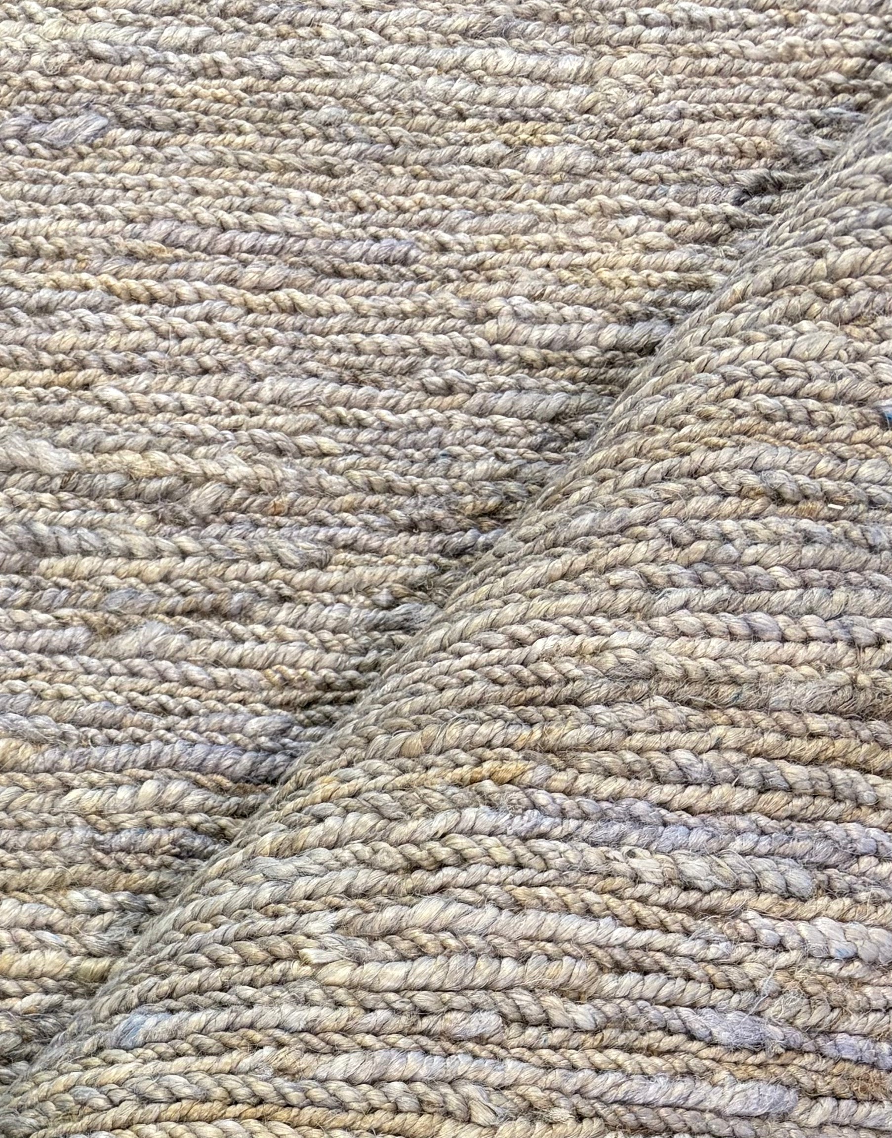 Lynnetta Gordon Silver Grey/Lavender Jute Soumak (Multiple Size Available)