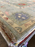 Sarah Victoria Mathieu 9x12 Multi Color Hand-Knotted Oushak Rug