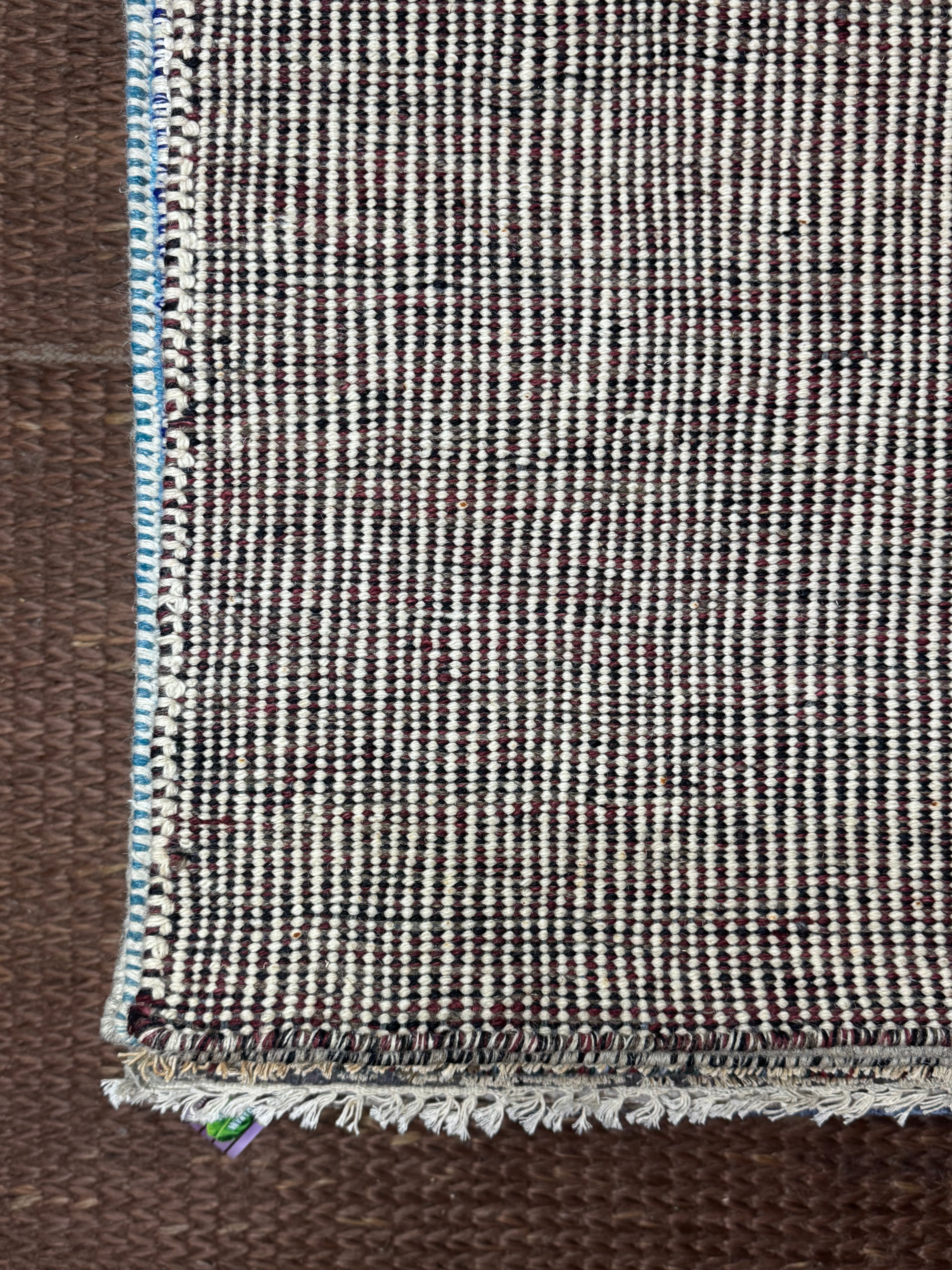 Jarvis 5.3x7.6 Brown Handwoven Durrie Rug