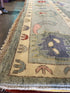 Sarah Victoria Mathieu 9x12 Multi Color Hand-Knotted Oushak Rug