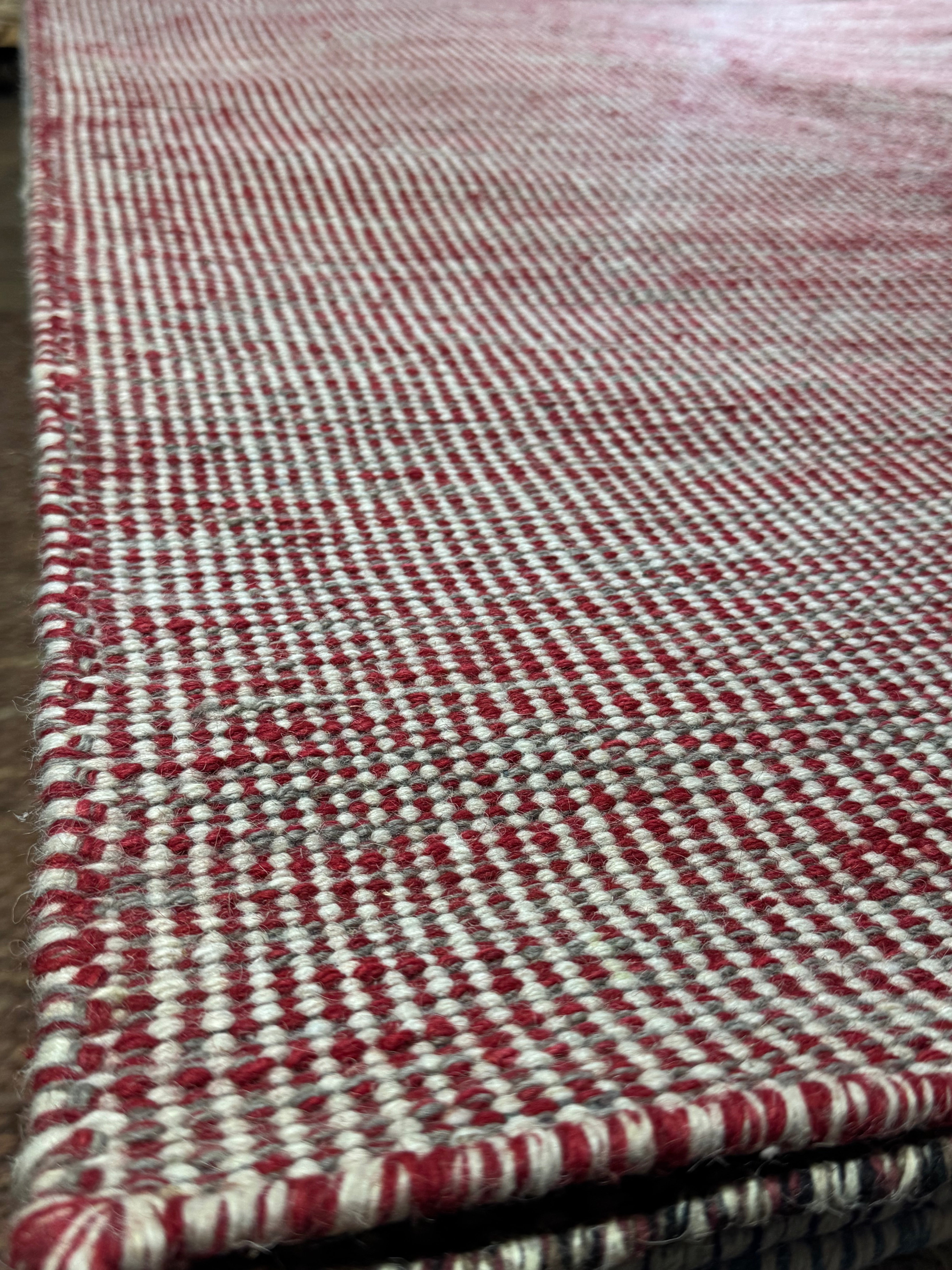 Jarvis 5.3x7.6 Brown Handwoven Durrie Rug