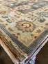 Caroline James 9x11.9 Multi Color Hand-Knotted Oushak Rug