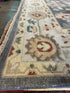 Caroline James 9x11.9 Multi Color Hand-Knotted Oushak Rug