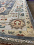 Caroline James 9x11.9 Multi Color Hand-Knotted Oushak Rug