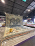 Caroline James 9x11.9 Multi Color Hand-Knotted Oushak Rug
