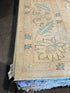 Stephanie McGee 7.2x9.8 Beige and Blue Whitewashed Hand-Knotted Oushak