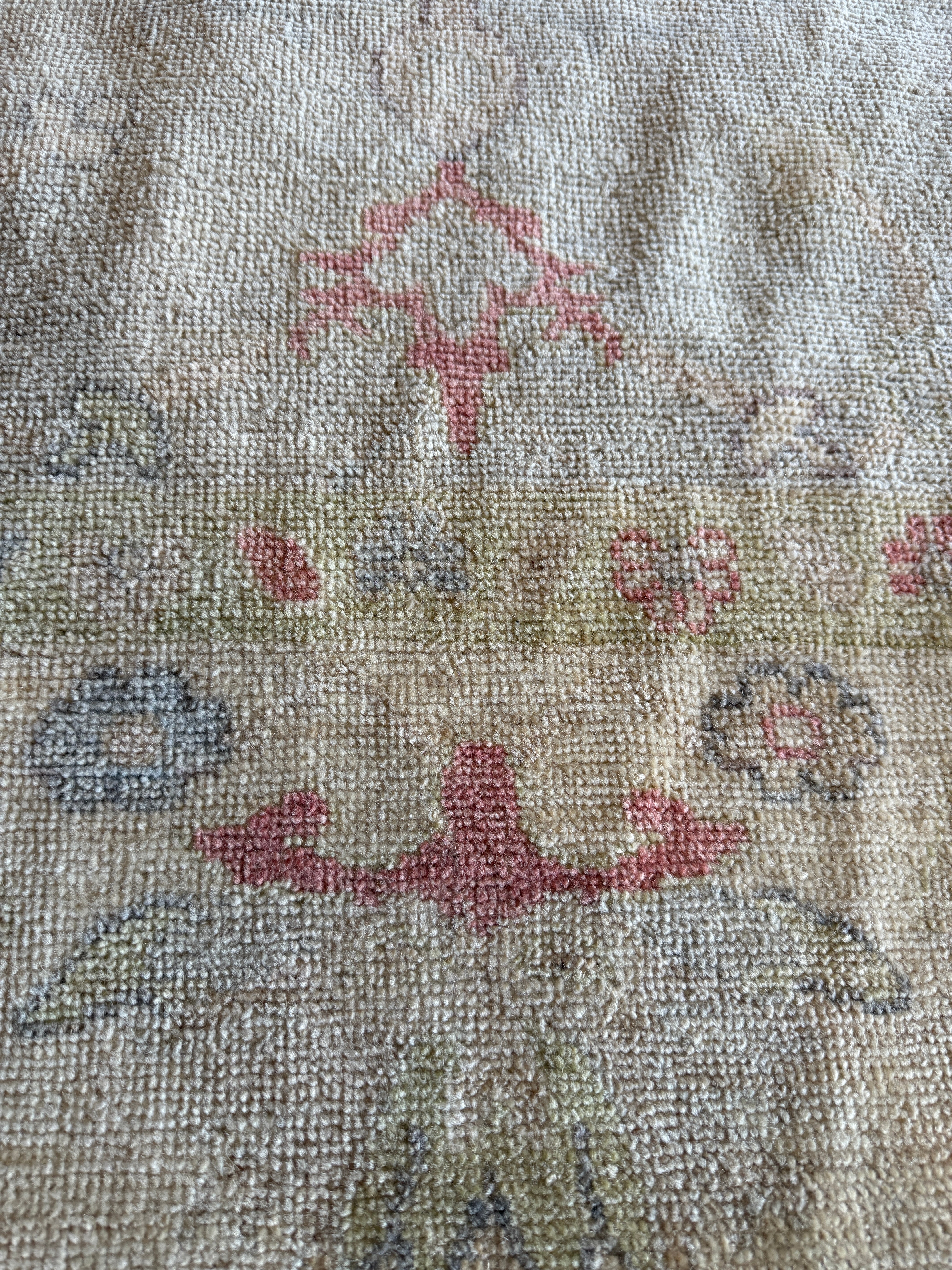 Sally Alfonzo 8.11x11.10  Whitewashed Afghani Oushak