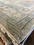 Joli W. Irvine 9x12.3 Grey Hand-Knotted Oushak Rug