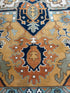 Gia Bennett 10x14 Rust Hand-Knotted Oushak