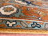 Gia Bennett 10x14 Rust Hand-Knotted Oushak