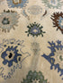 Barbara Jean 9x11.9 Cream Hand-Knotted Oushak Rug