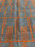 Danielle Olivera 6.2x10 Blue and Orange  Hand-Knotted Afghani Moroccan Style Rug