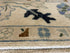 Barbara Jean 9x11.9 Cream Hand-Knotted Oushak Rug