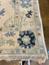 Barbara Jean 9x11.9 Cream Hand-Knotted Oushak Rug