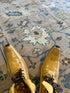 Christa Makos 9x12 Light Brown Hand-Knotted Oushak Rug
