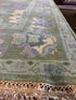 Maddy Perez 9x12 Light Green Hand-Knotted Oushak