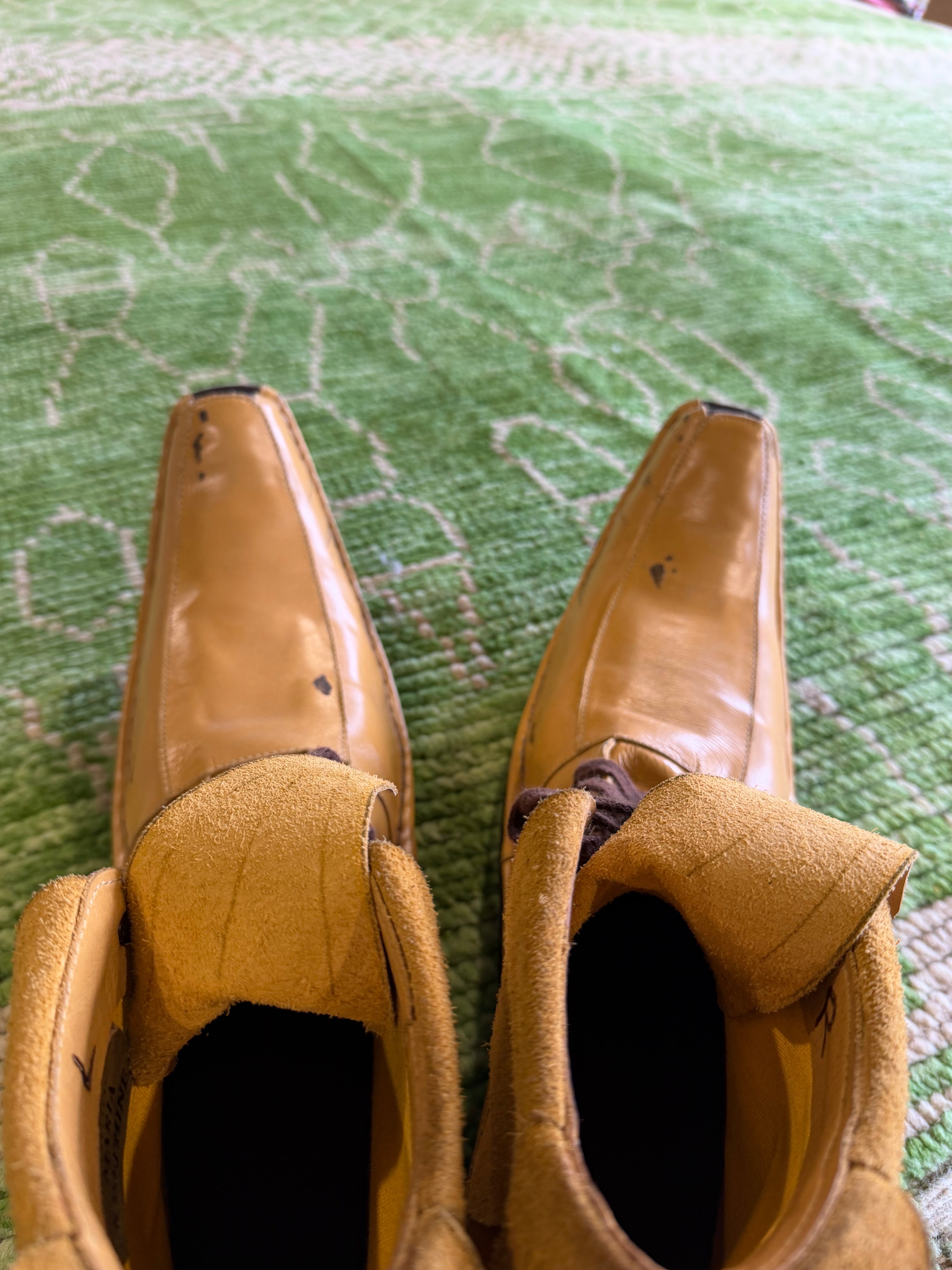 Jaclyn Shuman 8.2x10.2 Green Hand-Knotted Afghani Moroccan Style Rug