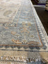 Lindsey Normington 9x12 Tan Hand-Knotted Oushak Rug