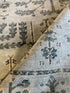 Cosette 9x11.9 Silver and Grey Hand-Knotted Oushak Rug
