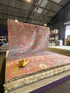 Dakota Fanning 9x12 Pink Hand-Knotted Oushak Rug