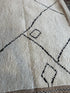 Gabby Prescod 8.2x10 Cream Hand-Knotted Afghani Moroccan Style Rug