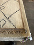 Gabby Prescod 8.2x10 Cream Hand-Knotted Afghani Moroccan Style Rug