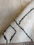 Gabby Prescod 8.2x10 Cream Hand-Knotted Afghani Moroccan Style Rug