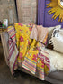 Kantha Reversible Recycled Cotton Throw