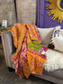 Kantha Reversible Recycled Cotton Throw