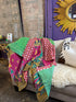 Kantha Reversible Recycled Cotton Throw