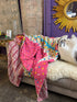 Kantha Reversible Recycled Cotton Throw