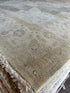 Kate Davis 9x12 Beige Hand-Knotted Oushak Rug