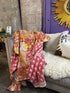 Kantha Reversible Recycled Cotton Throw