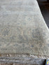 Stacy Murphy Gold 9x12 Grey Hand-Knotted Oushak Rug