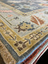 Gitta Robinson 9x12 Multi Color Hand-Knotted Oushak Rug