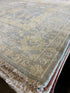 Portia D. Harris 9x12 Light Blue Hand-Knotted Oushak Rug
